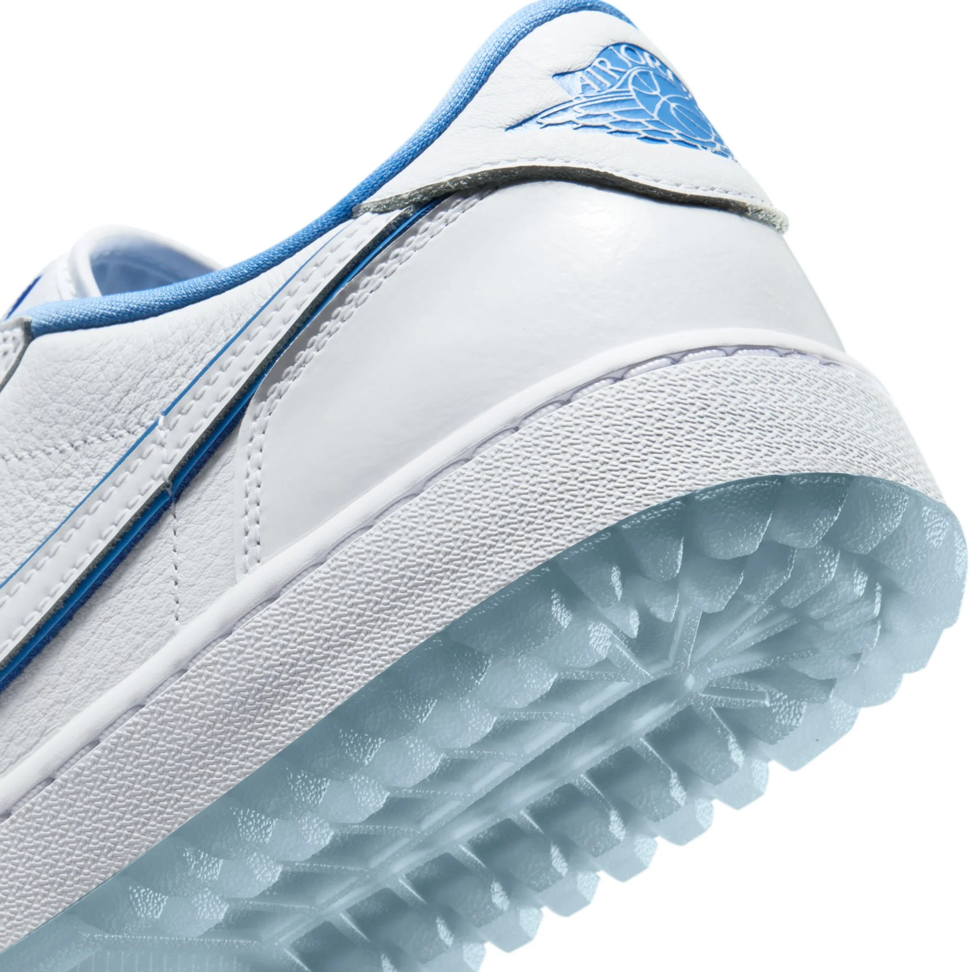 Air Jordan "1 Low Golf" Mens - White / Legend Blue-Blue Tint - Image 4