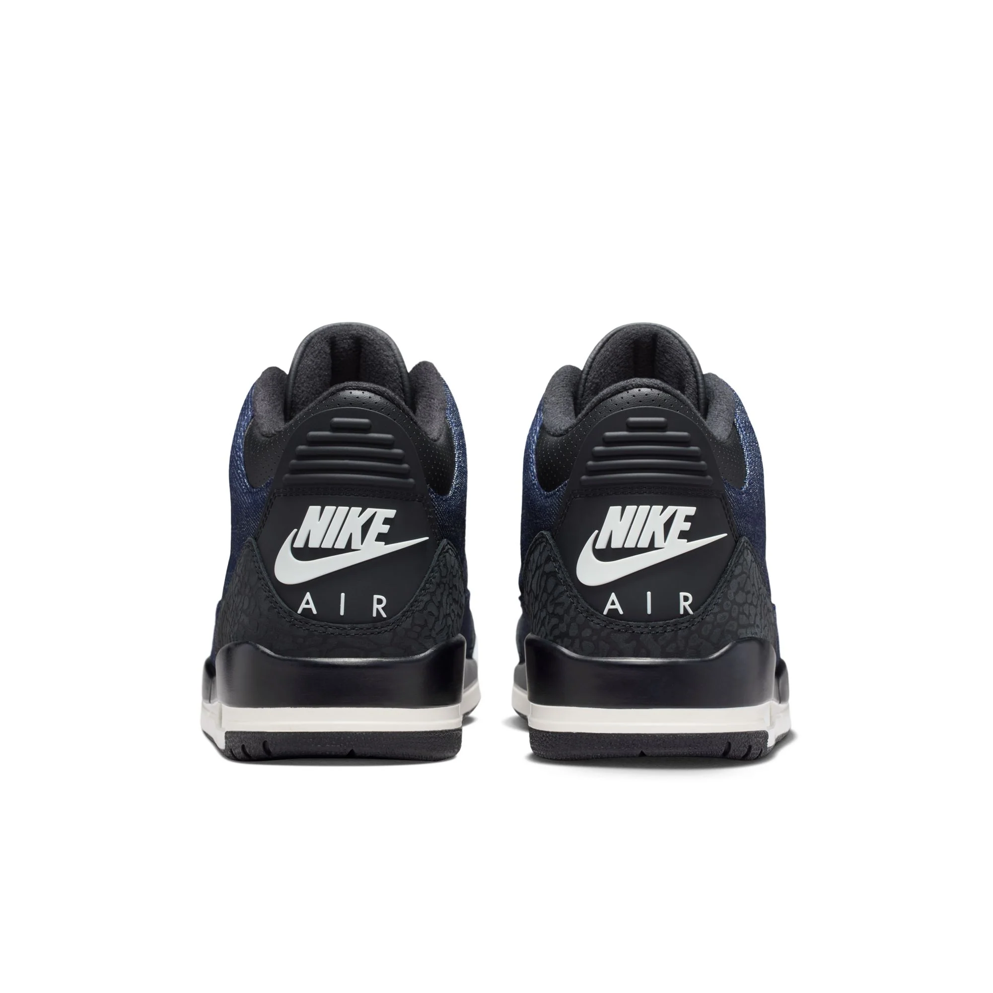 Air Jordan "3 Retro LSC Indigo SP" Mens - Denim / Black - Image 3
