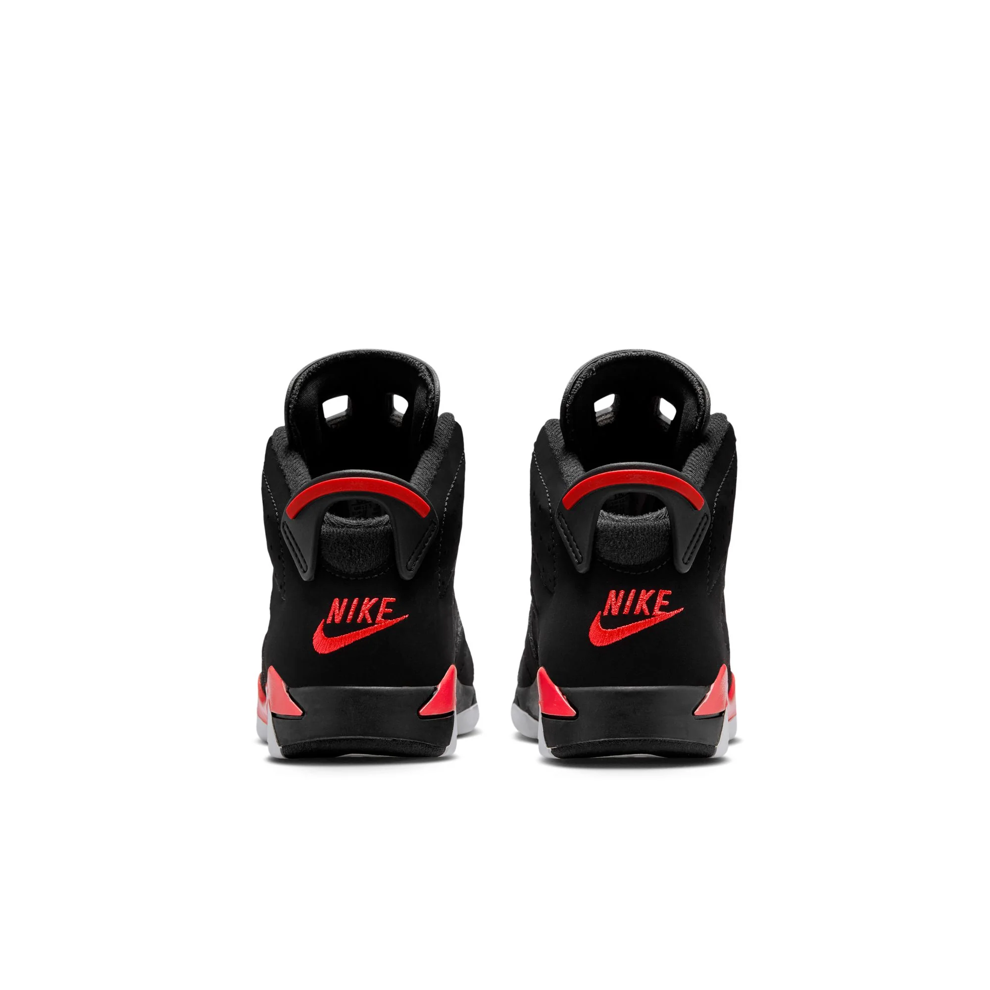 Air Jordan "6 Retro" Preschool - Black / Lt Crimson - Image 3