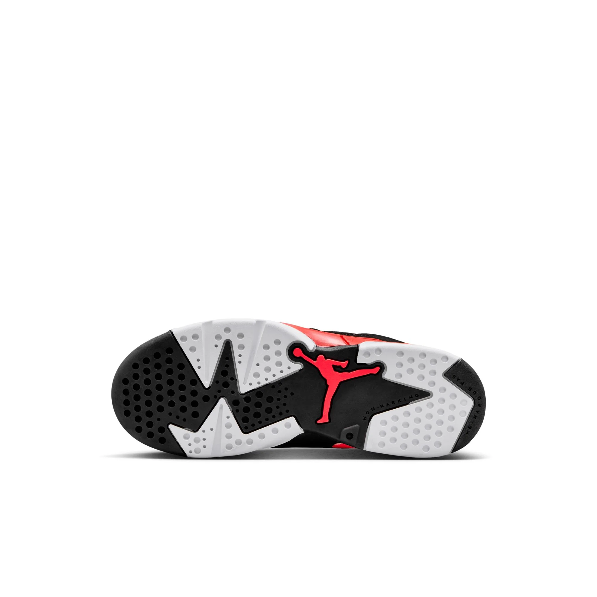 Air Jordan "6 Retro" Preschool - Black / Lt Crimson - Image 4