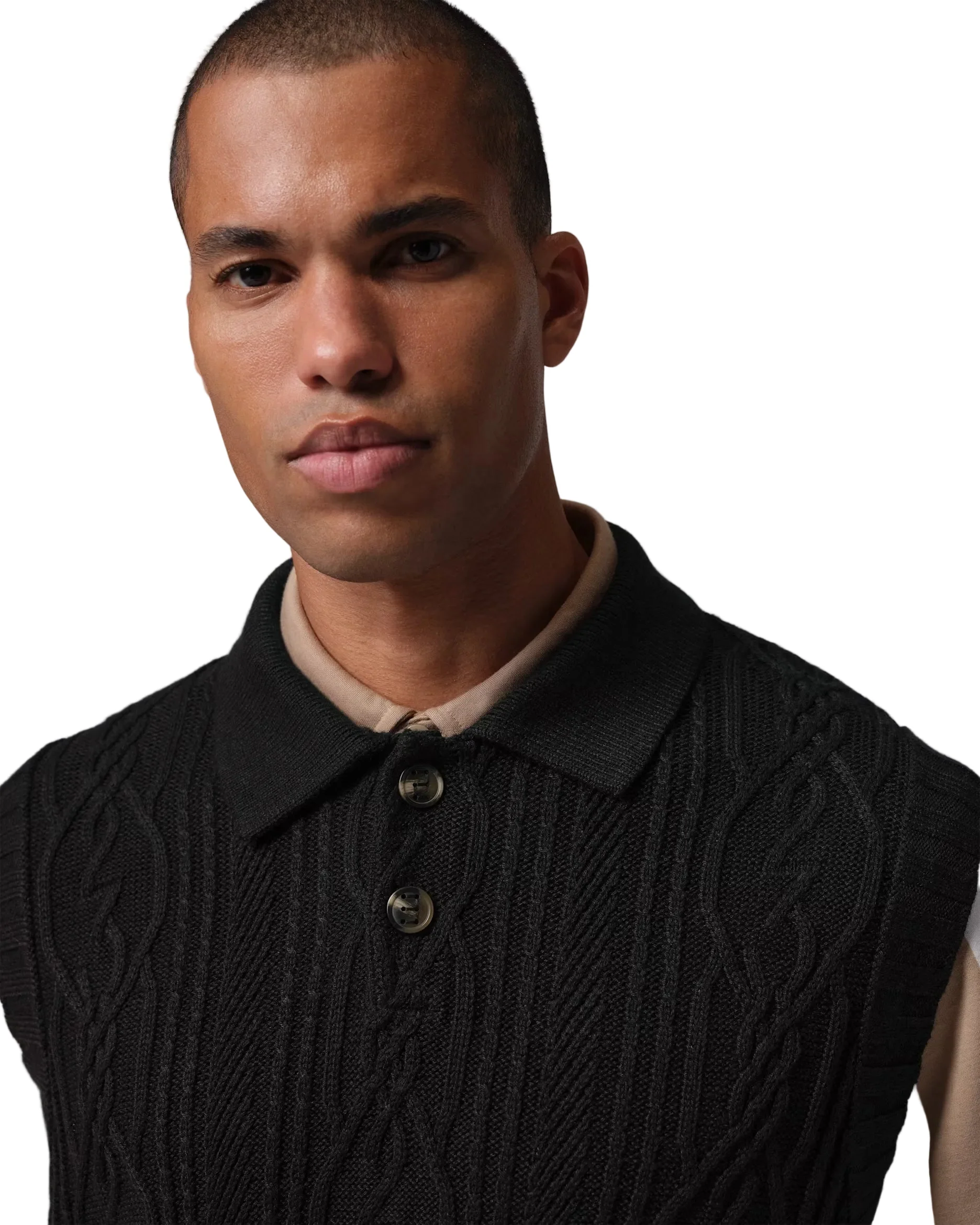 Air Jordan "Jordan Sport Golf Sweater Vest" Mens - Black - Image 3