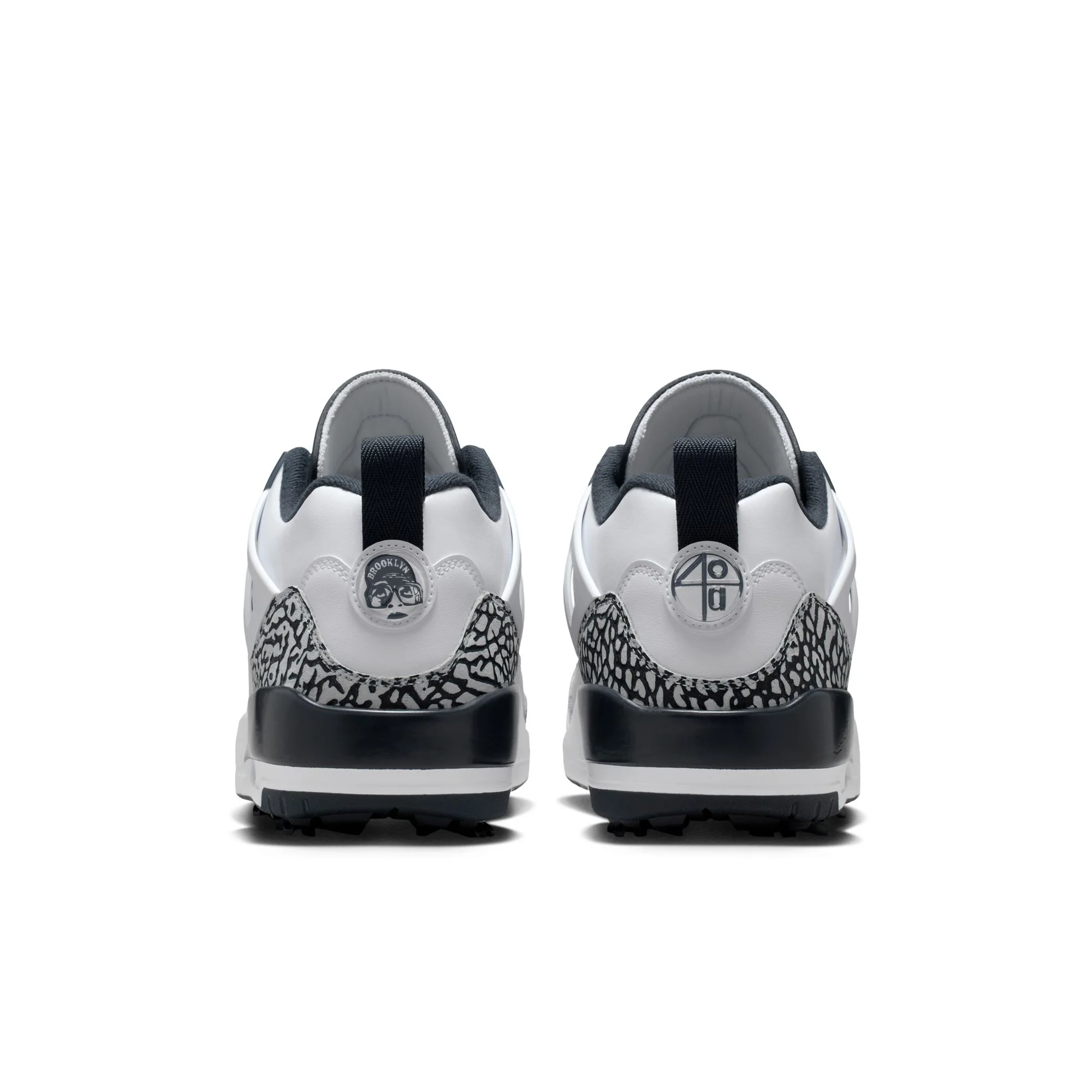 Air Jordan "Spizike Golf" Mens- White / Obsidian / Pure Platinum - Image 3