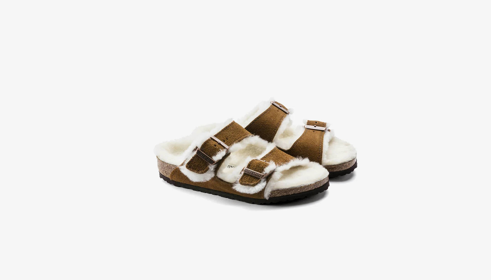 Birkenstock Kids "Arizona Shearling" - Mink (Narrow Fit) - Image 3