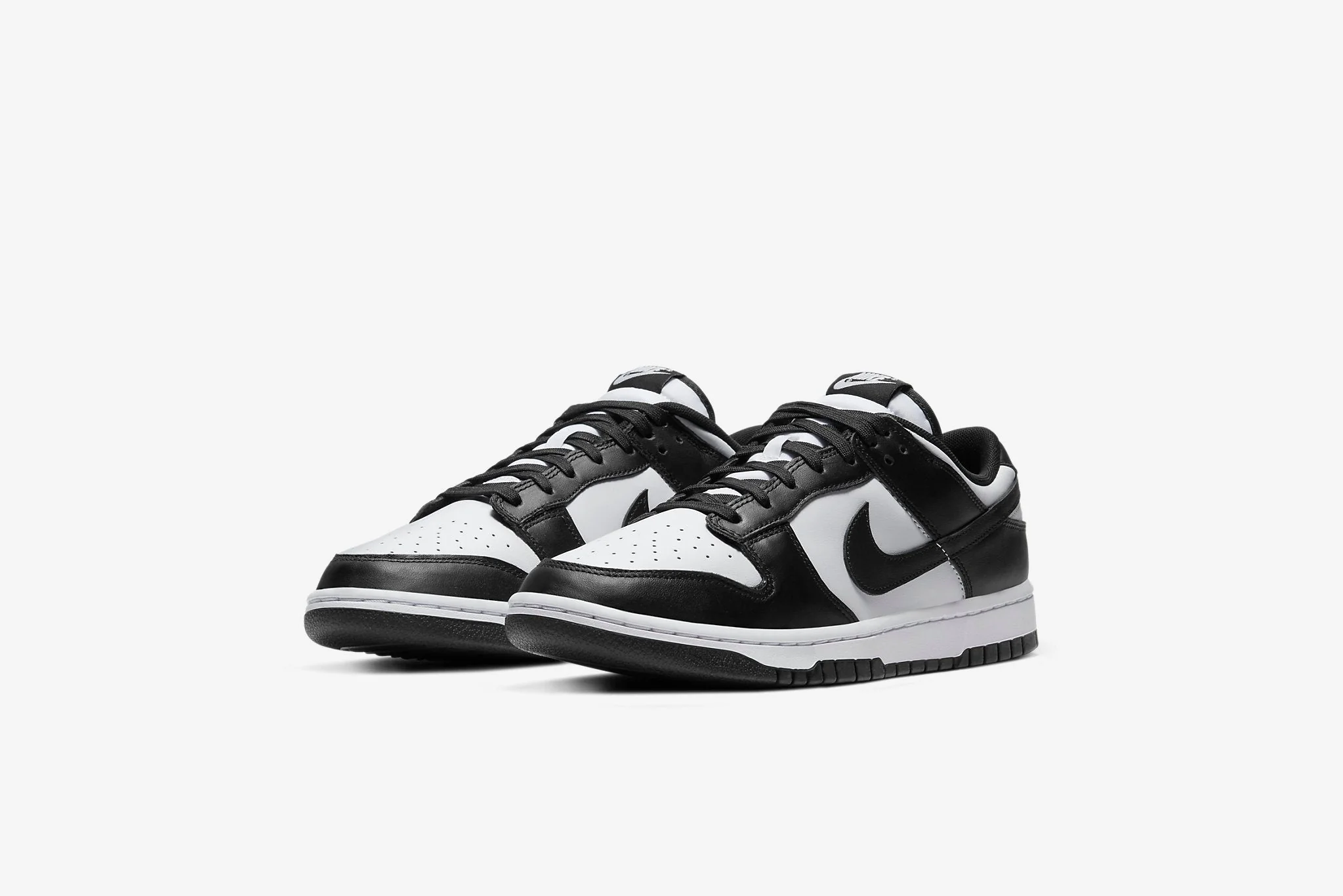 Nike "Dunk Low Retro" M - White / Black - Image 4