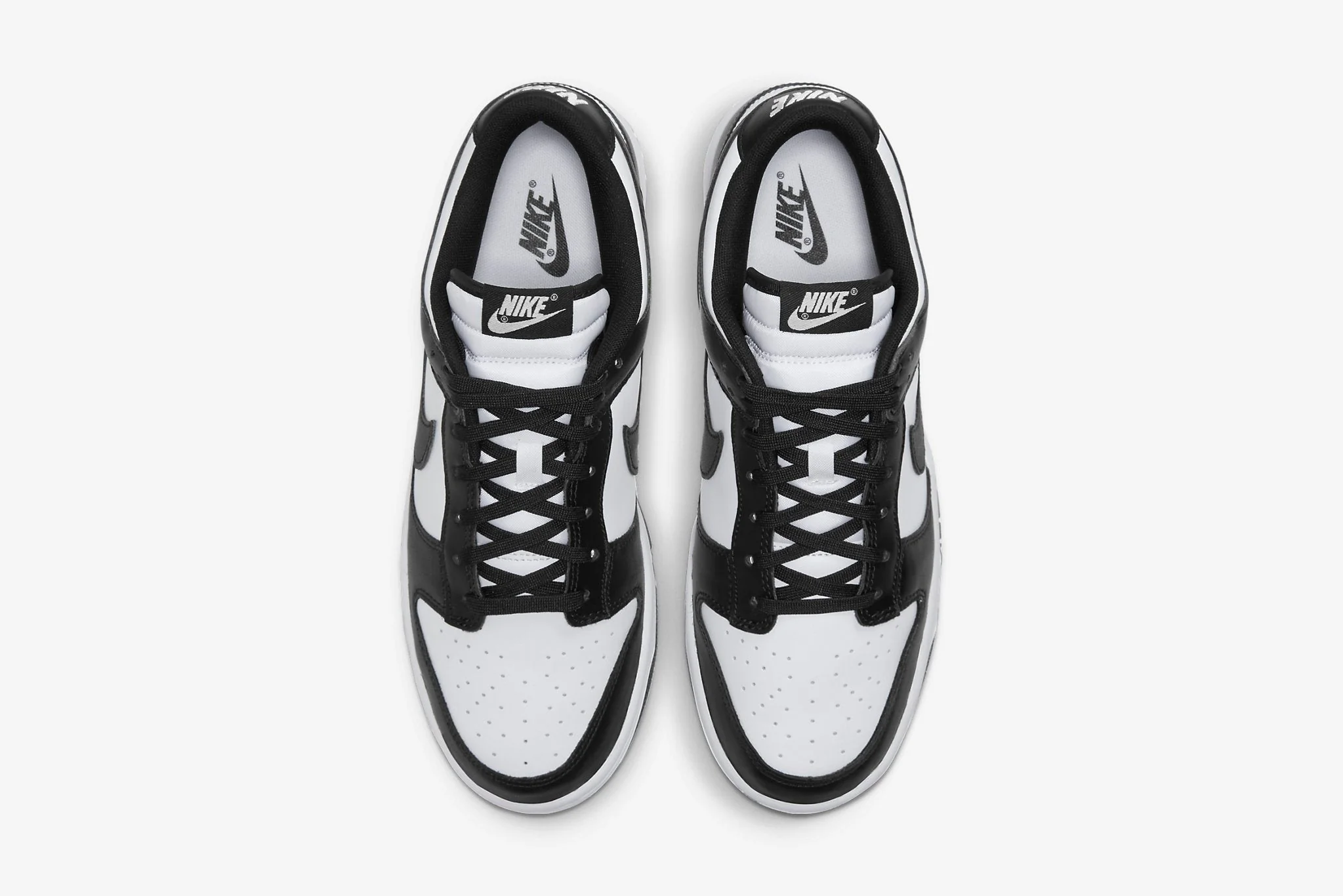 Nike "Dunk Low Retro" M - White / Black - Image 5