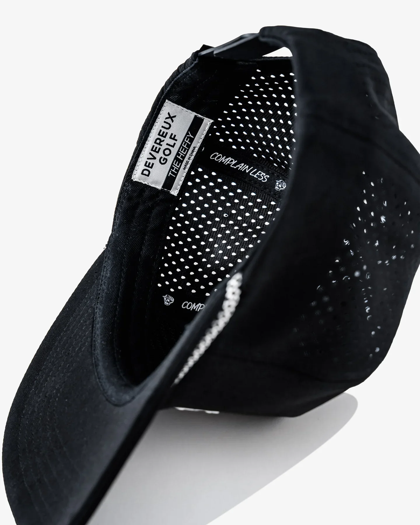 Devereux Golf "Skull Caddie Performance Rope Hat" - Black - Image 3