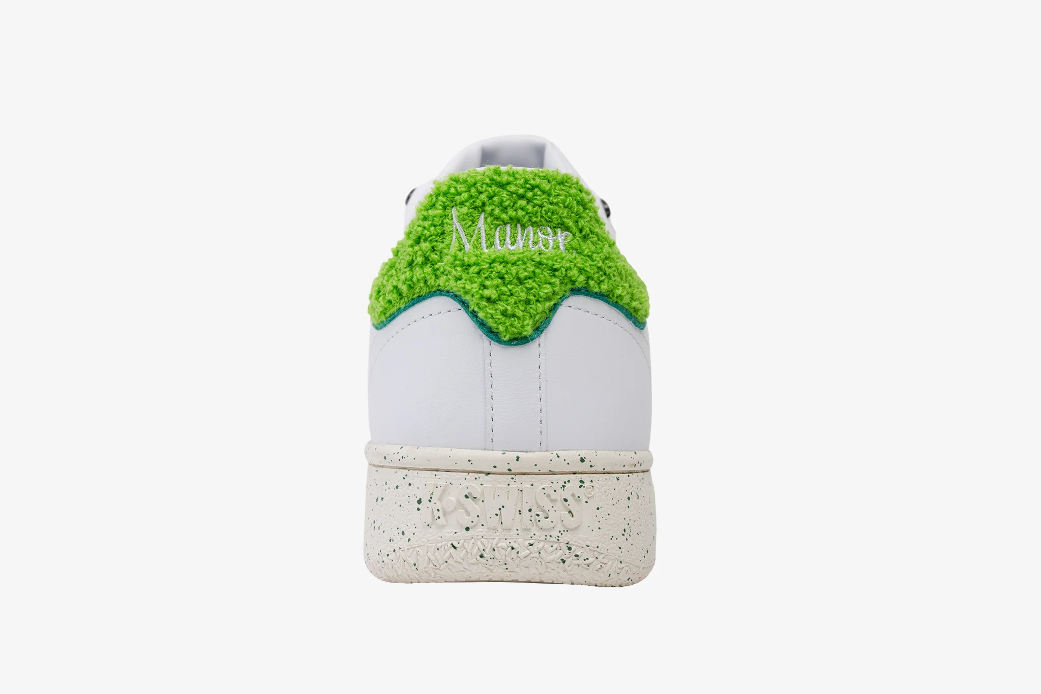 K-Swiss "Classic VN x Manor" M - White / Egret / Grass Green / Jasmine - Image 3