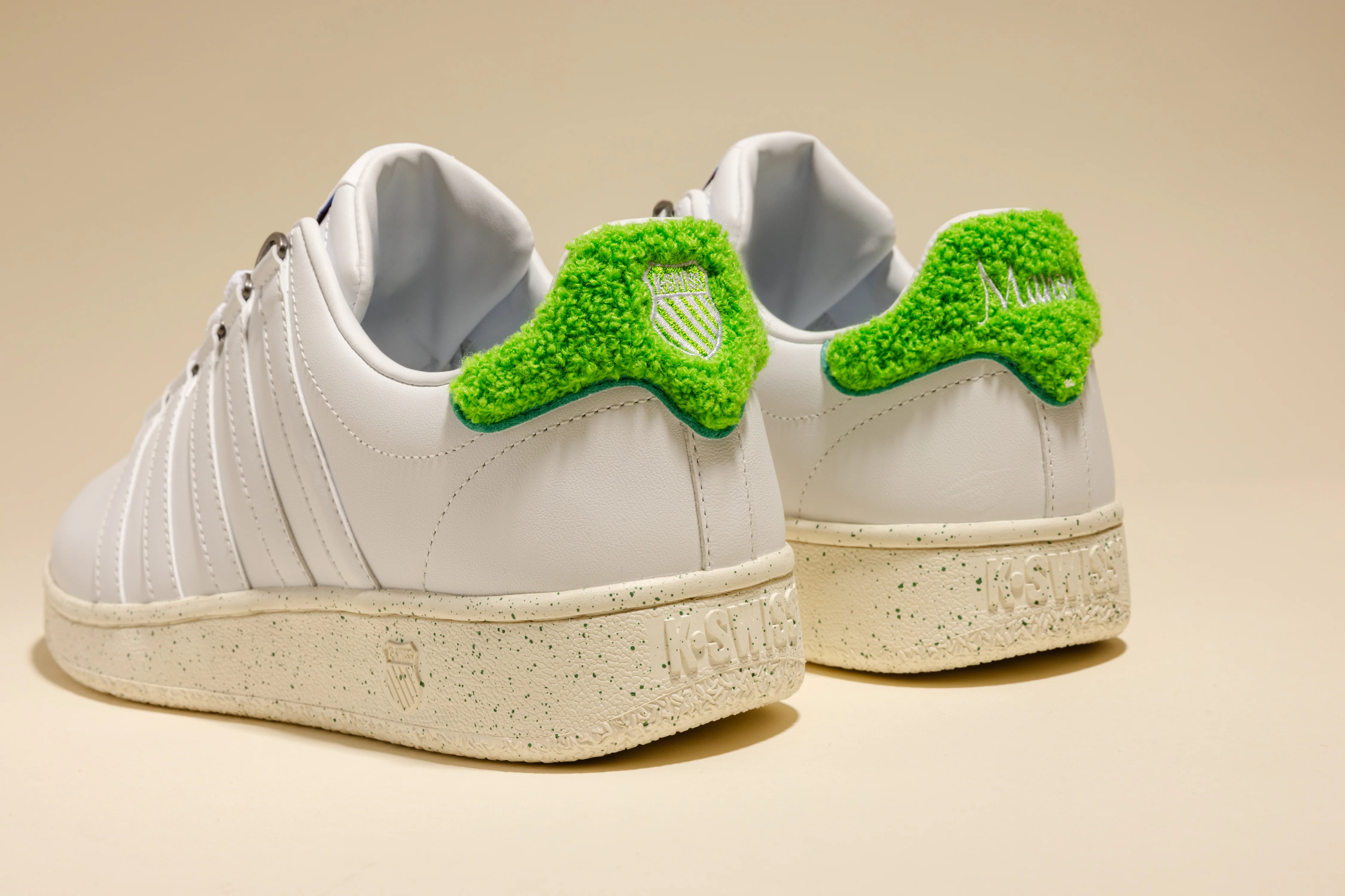 K-Swiss "Classic VN x Manor" M - White / Egret / Grass Green / Jasmine - Image 4
