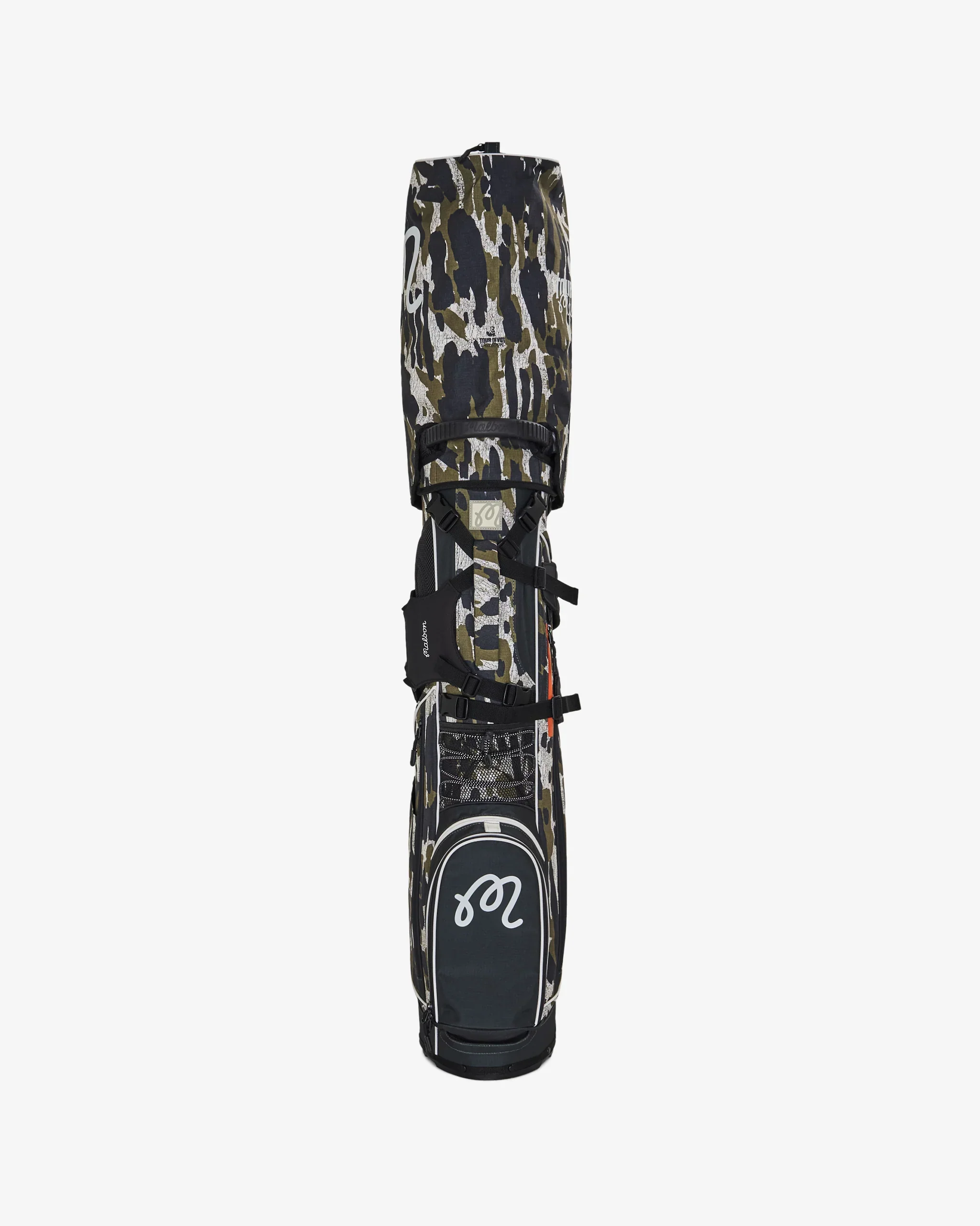 Malbon "Tour Divot Camo Walking Bag" Unisex - Bark Camo - Image 5