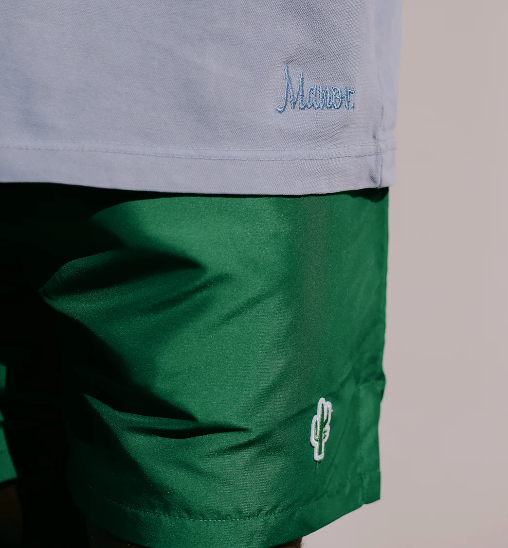 Manor  "Saguaro Summer Nylon Short" M - Green - Image 3