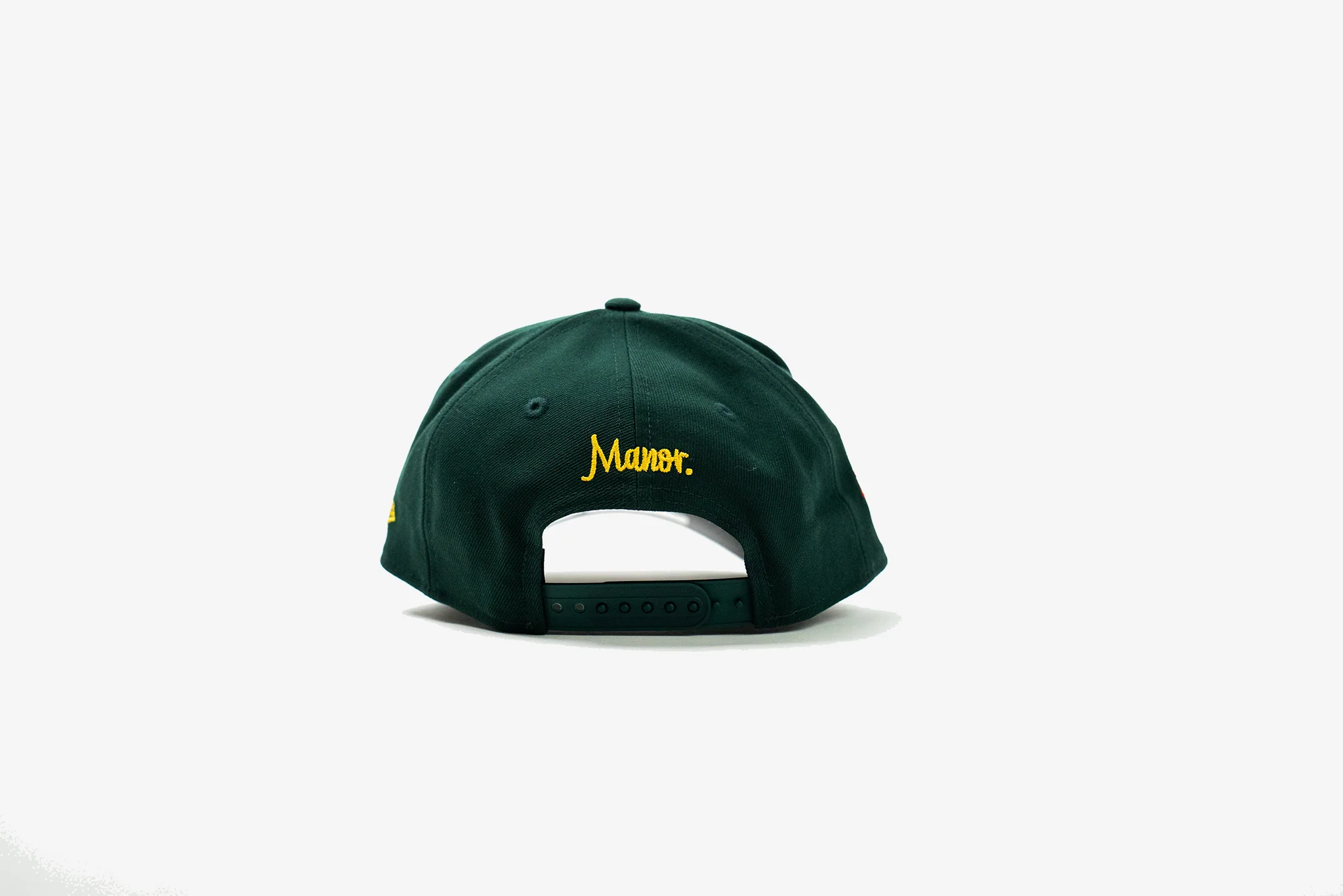Manor x Athletics "Hang Time" 9FORTY A-Frame Snapback - Dark Green / Gold - Image 3