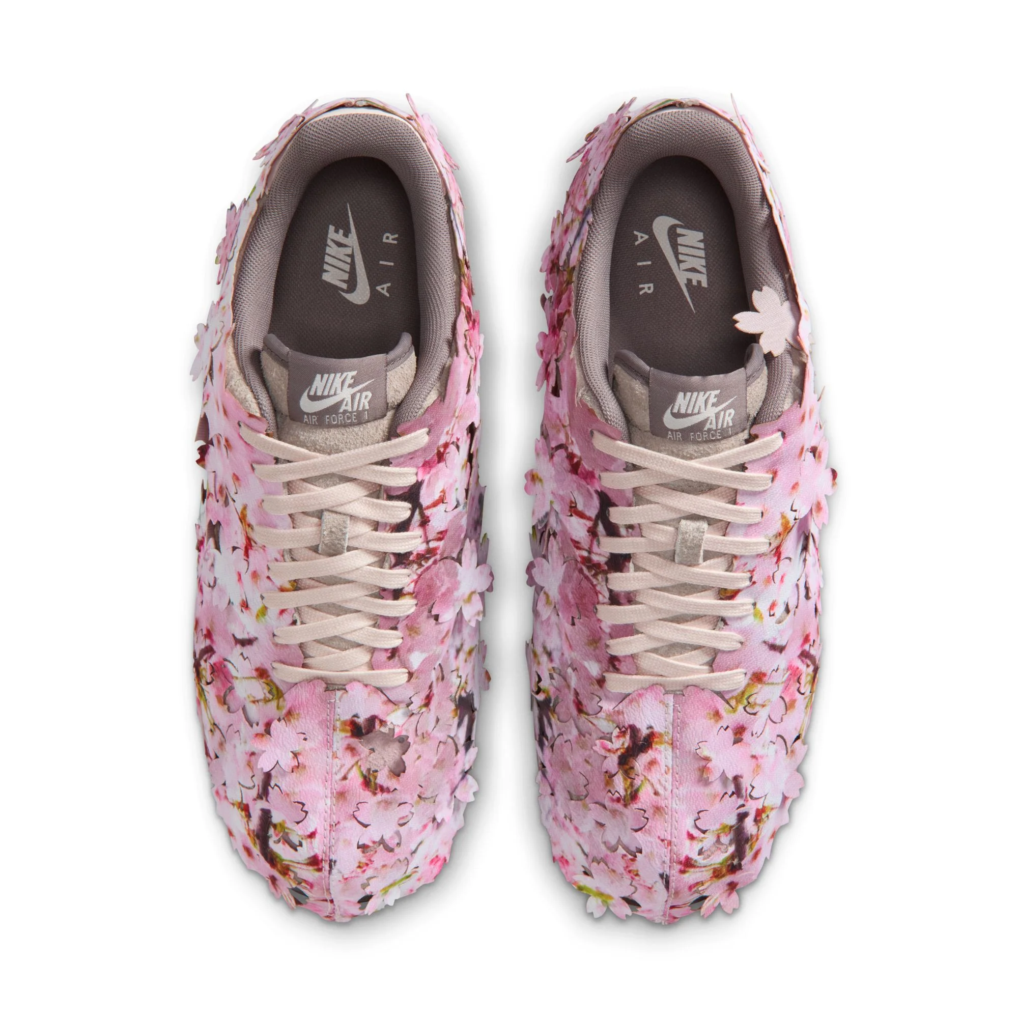 Nike "Air Force 1 '07 PRM" Mens - Malt / Light Soft Pink - Image 4