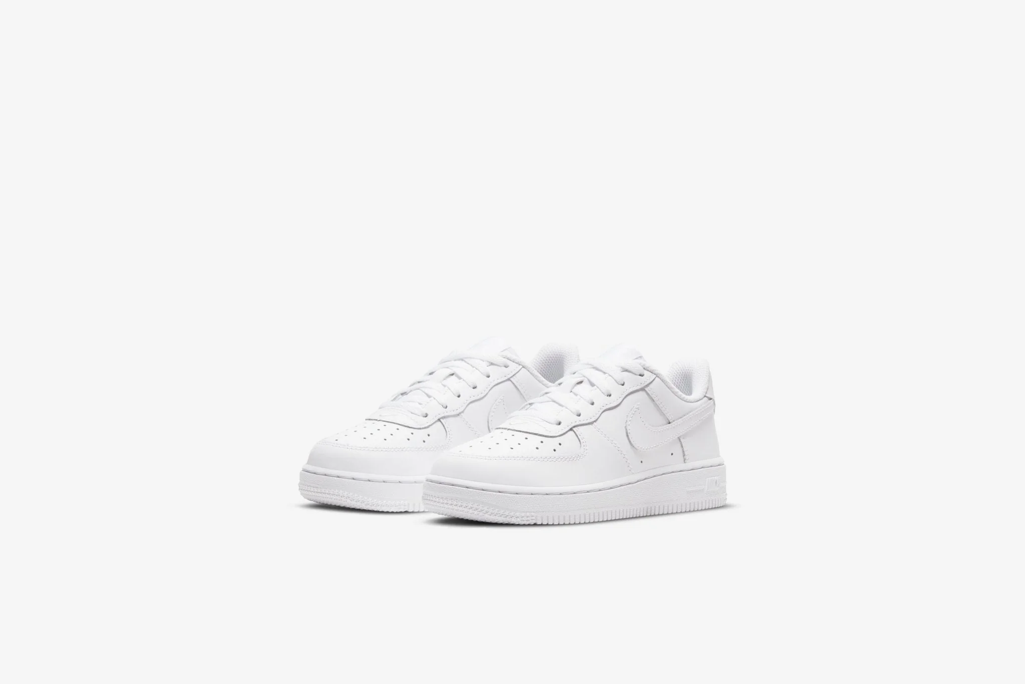 Nike "Air Force 1 LE" GS - White / White - Image 3