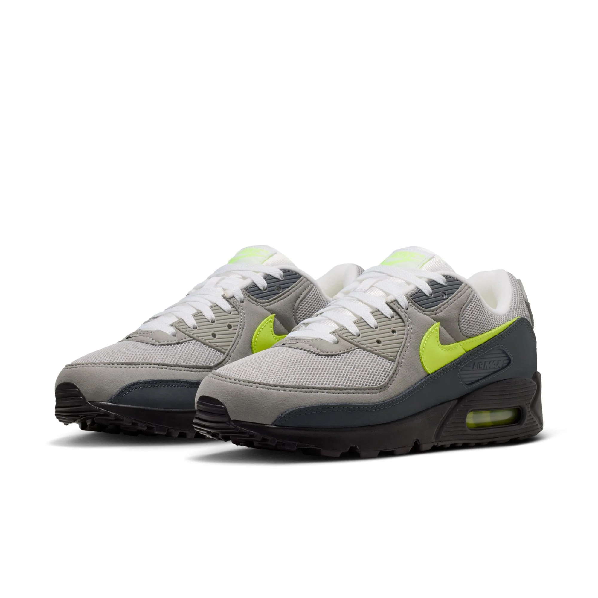 Nike "Air Max 90" Mens - Black / Neon Yellow - Image 3