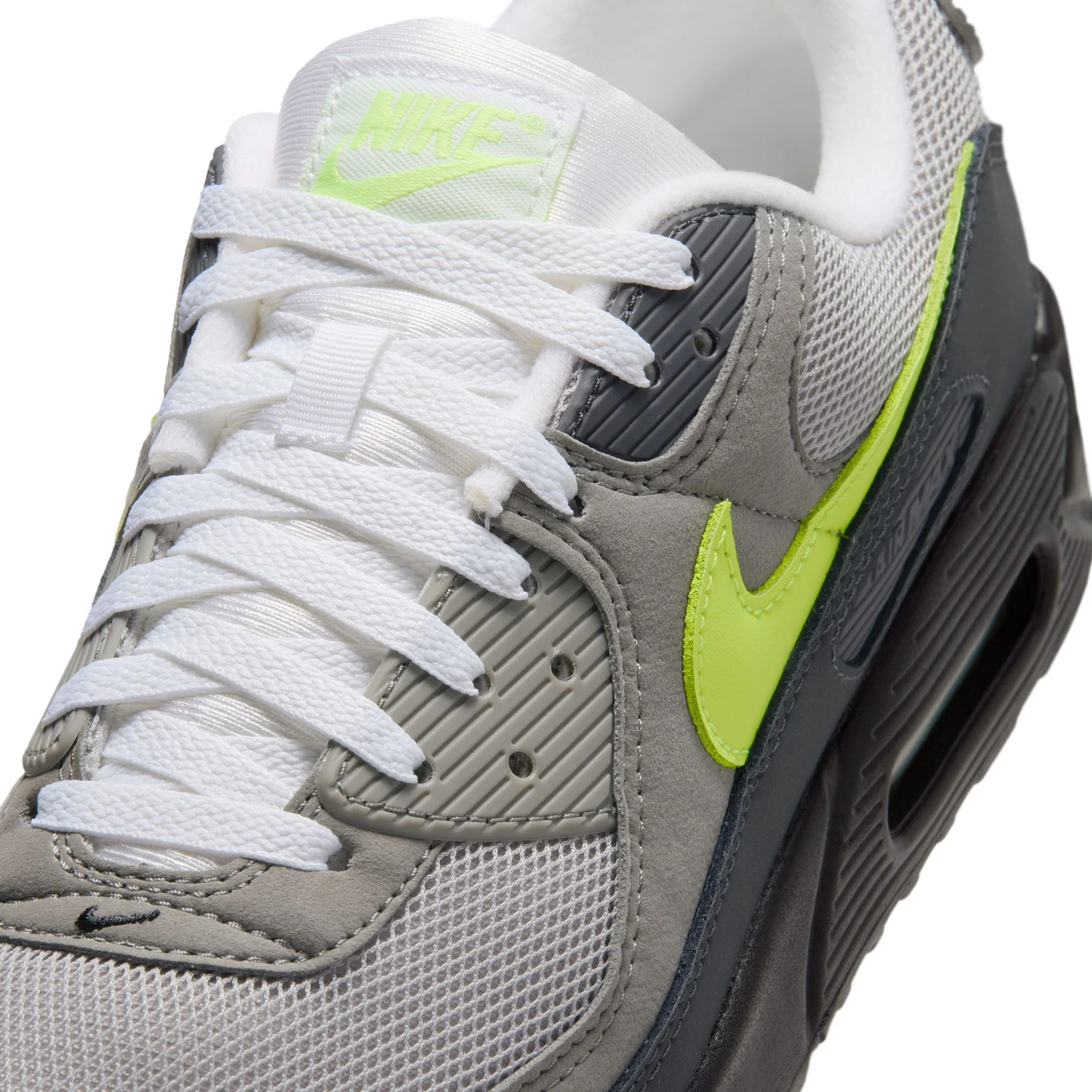 Nike "Air Max 90" Mens - Black / Neon Yellow - Image 5