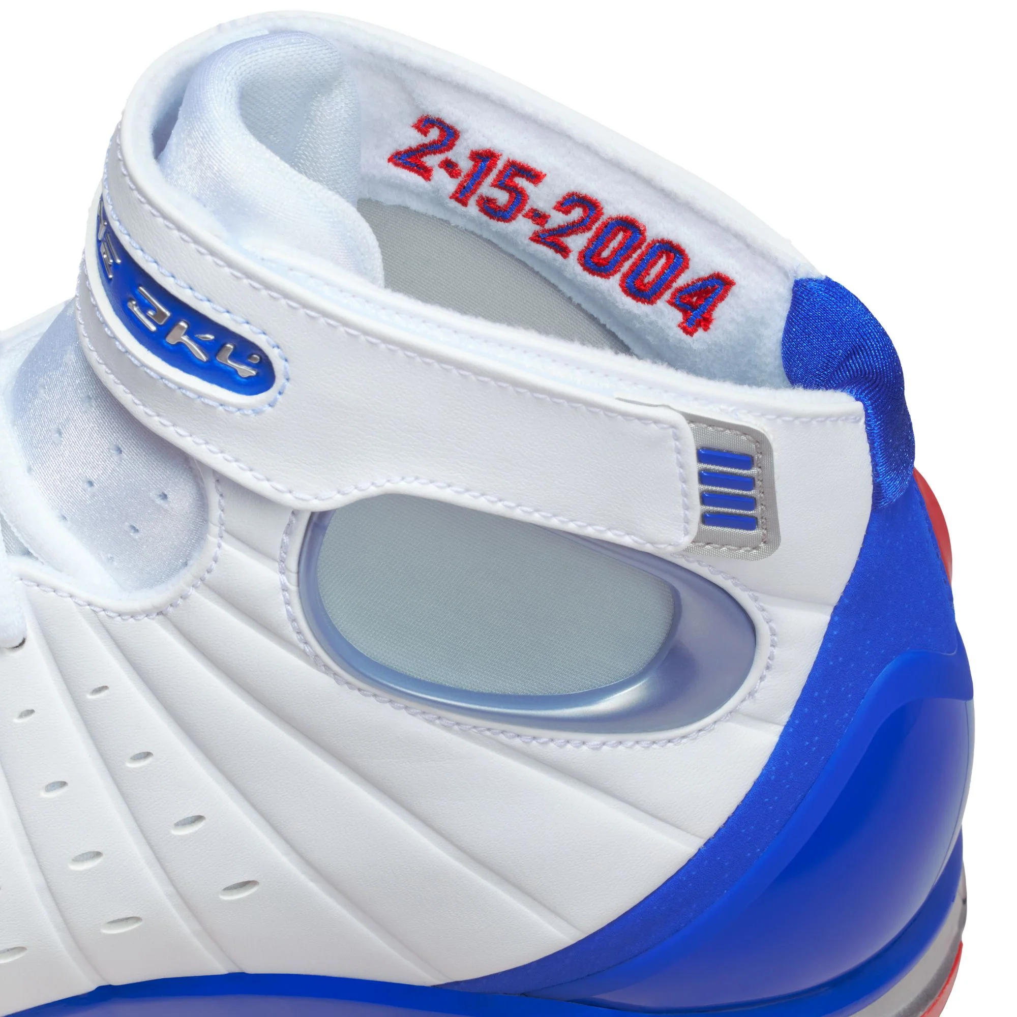 Nike "Air Zoom Huarache 2K4 All-Star" Mens - White / Varsity Royal - Image 8