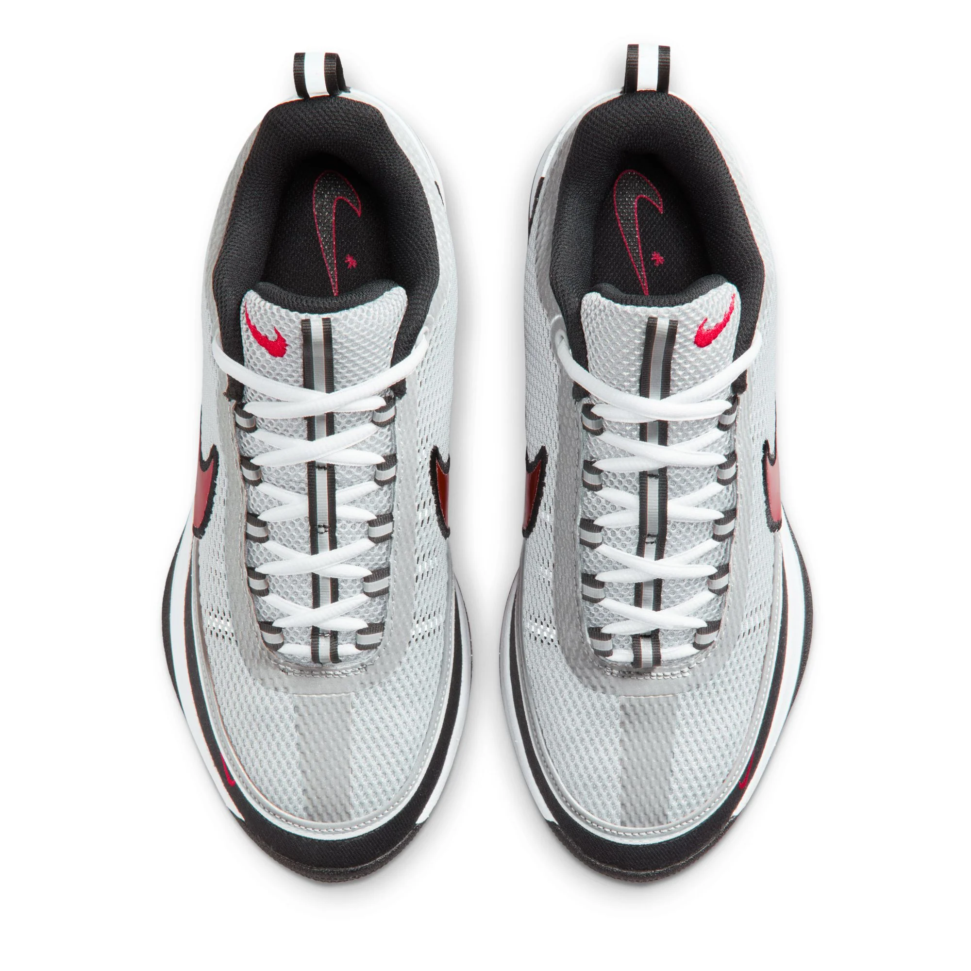 Nike "Book 2 SP" Mens - Metallica Silver / Sport Red - Image 4