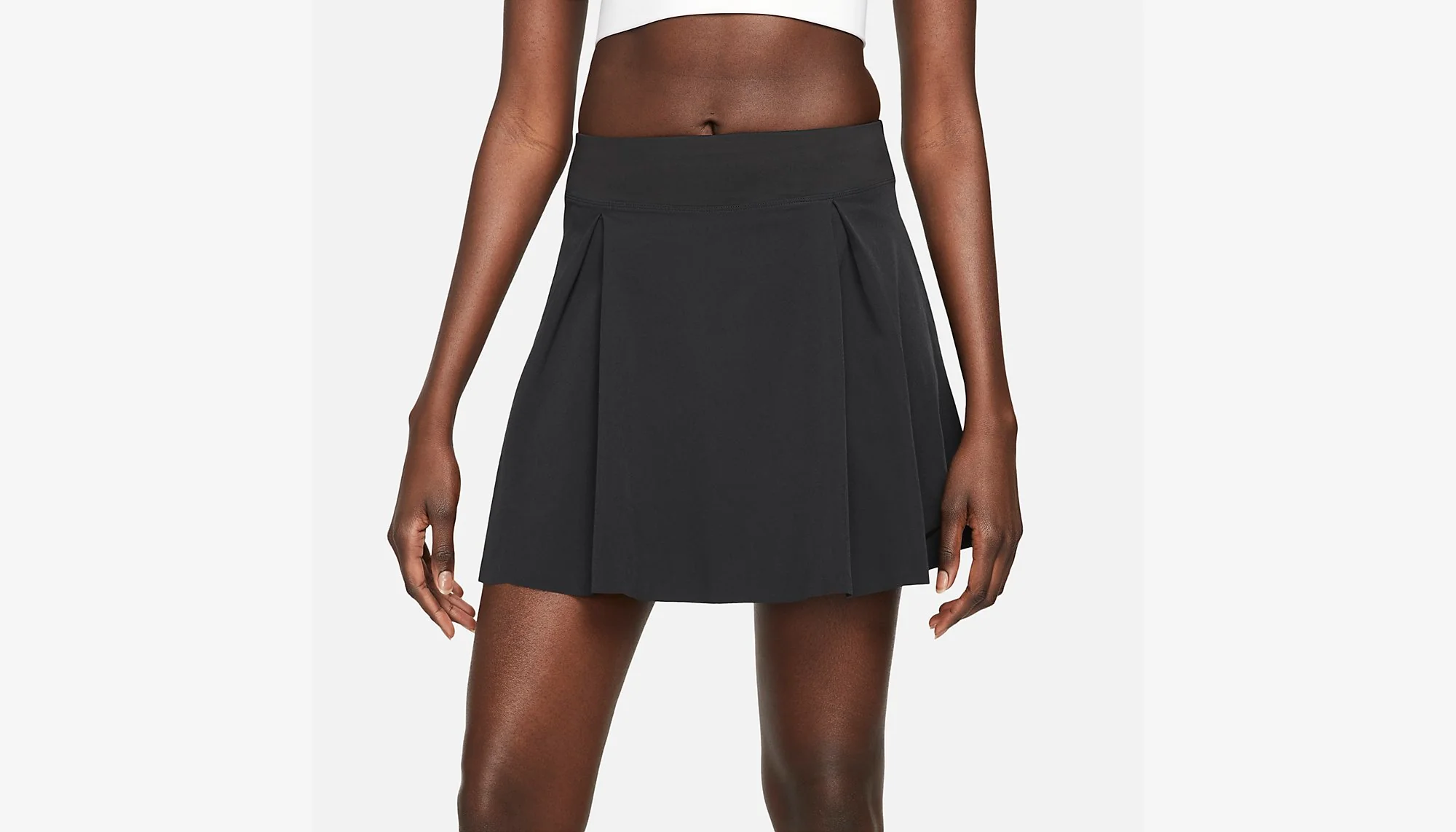 Nike "Dri-FIT 17" Golf Skort" W - Black / Black - Image 3