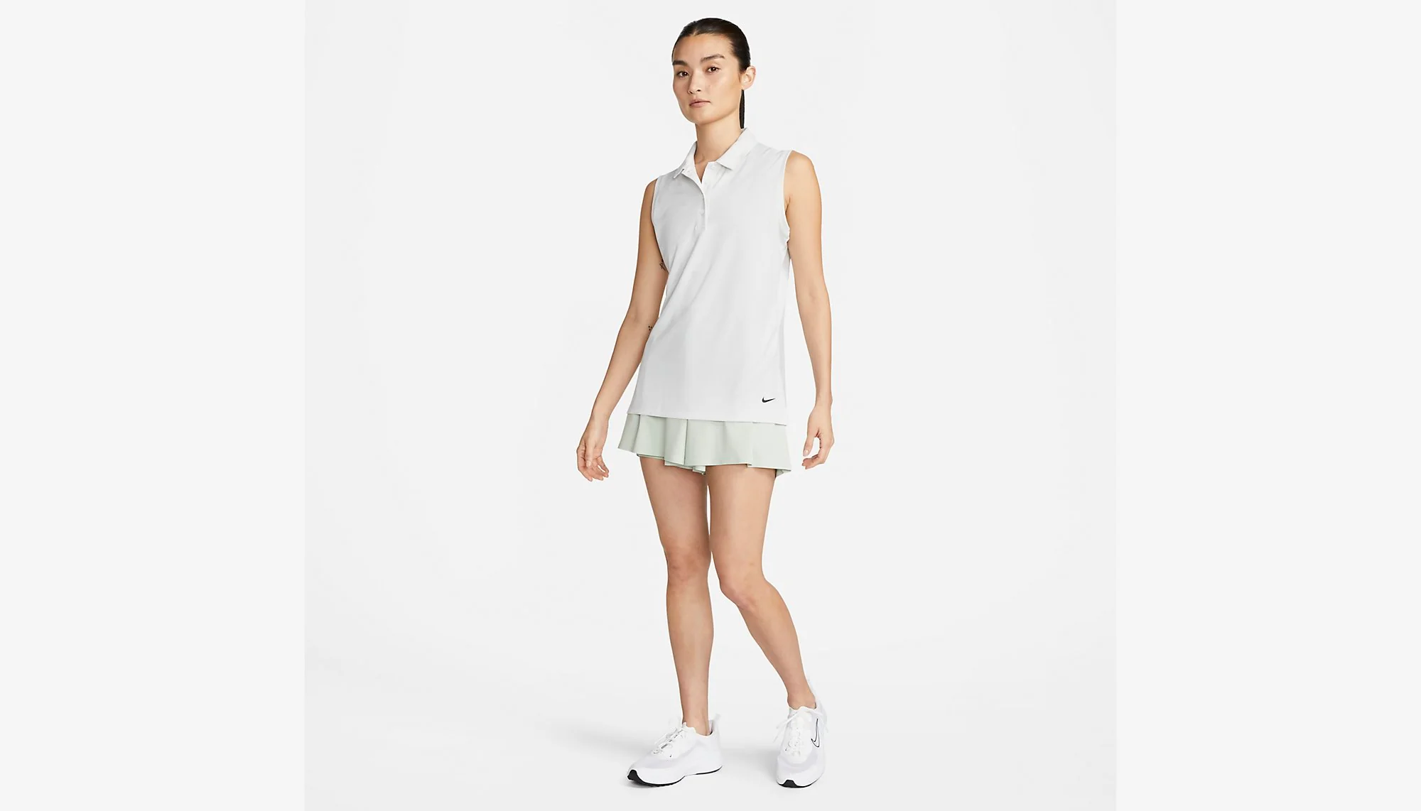 Nike  "Dri-FIT Victory Golf Polo" W - White / Photon Dust - Image 5