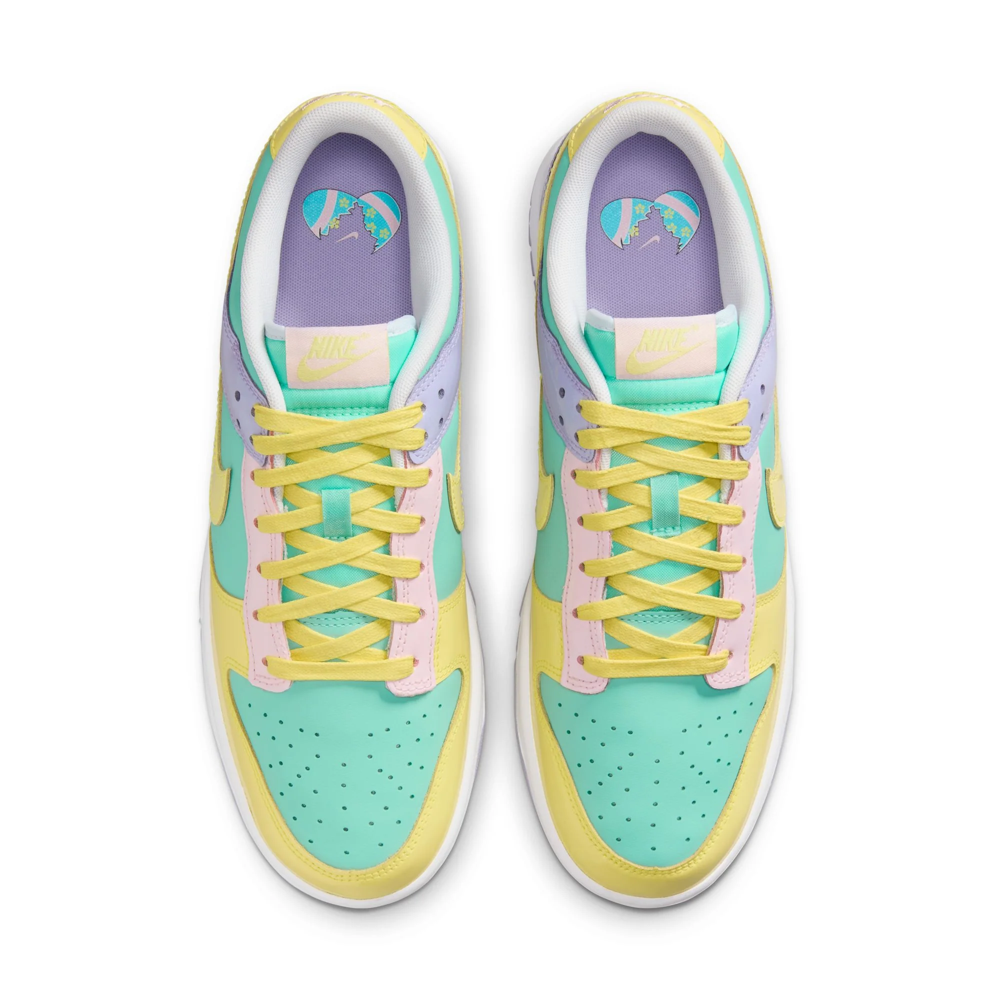 Nike "Dunk Low Retro" Mens - Emerald Rise / Yellow Pulse - Image 3