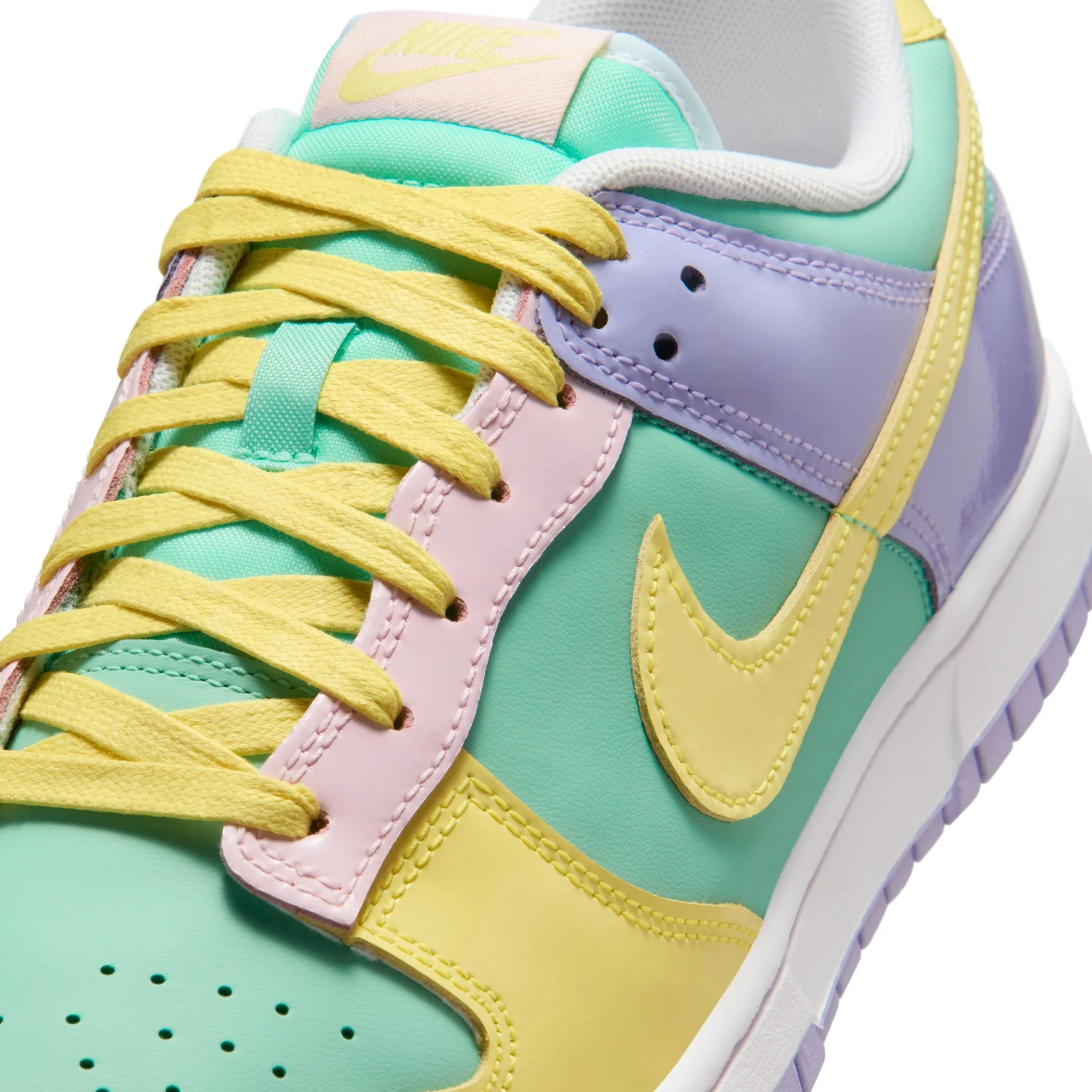 Nike "Dunk Low Retro" Mens - Emerald Rise / Yellow Pulse - Image 5