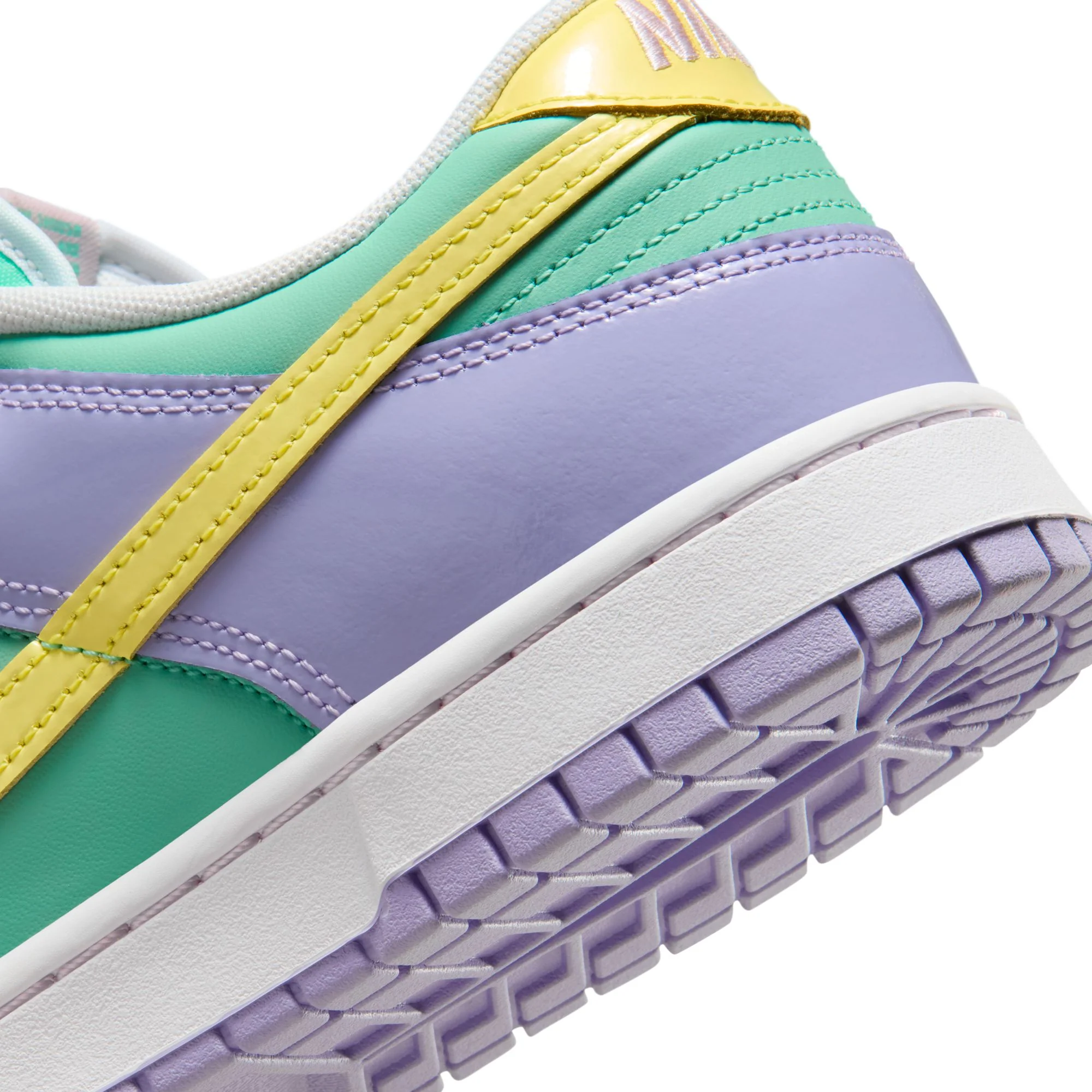 Nike "Dunk Low Retro" Mens - Emerald Rise / Yellow Pulse - Image 6