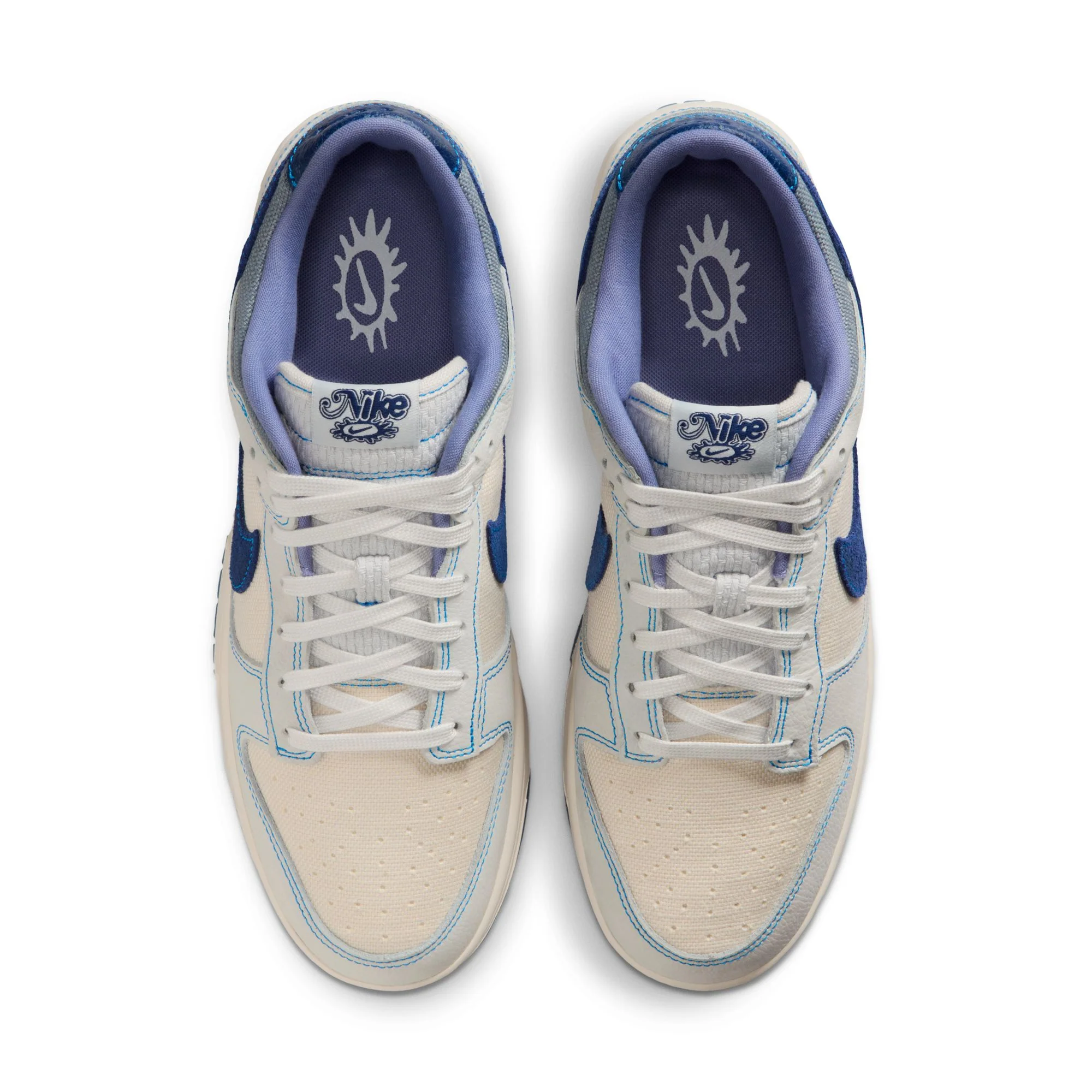 Nike "Dunk Low Retro SE" Mens - Summit White / Blue Void - Image 3