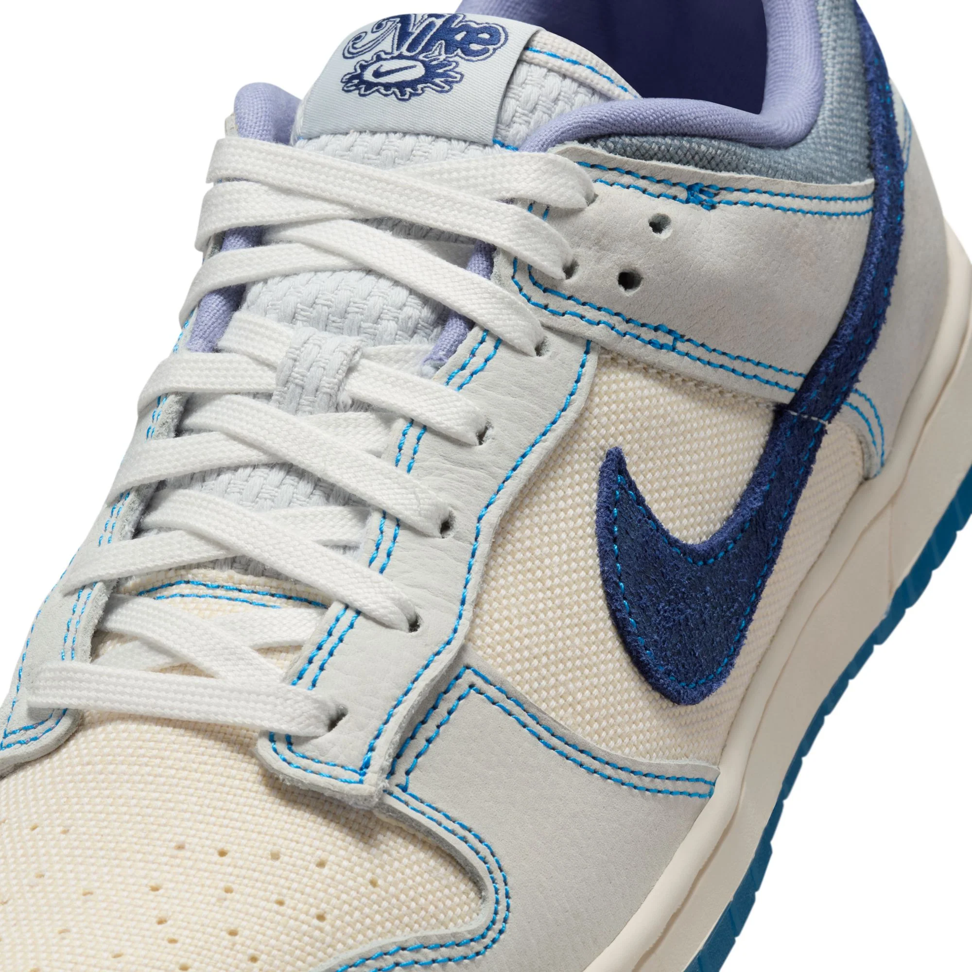 Nike "Dunk Low Retro SE" Mens - Summit White / Blue Void - Image 7