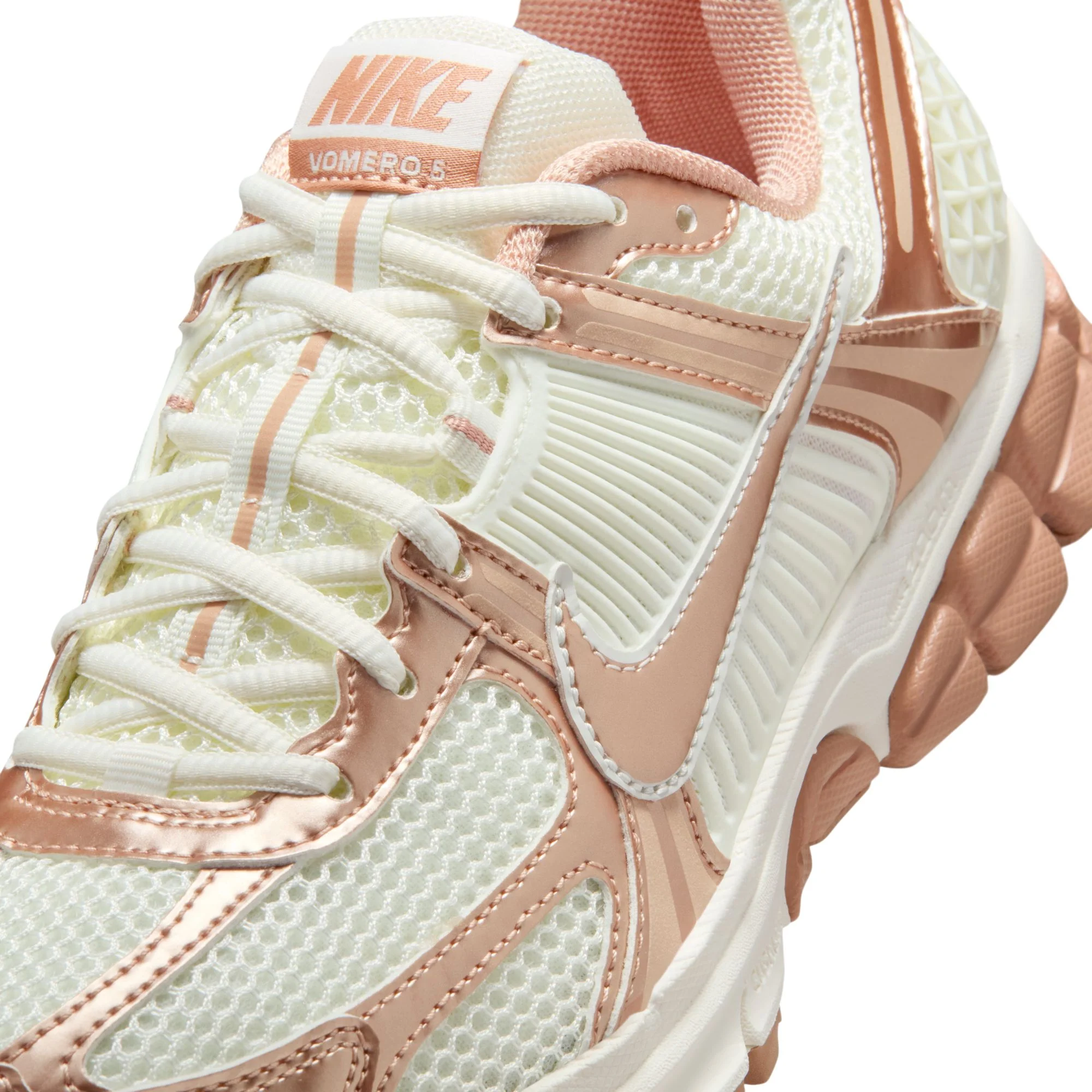 Nike "Zoom Vomero 5" Womens - Sail / Rose Gold - Image 5