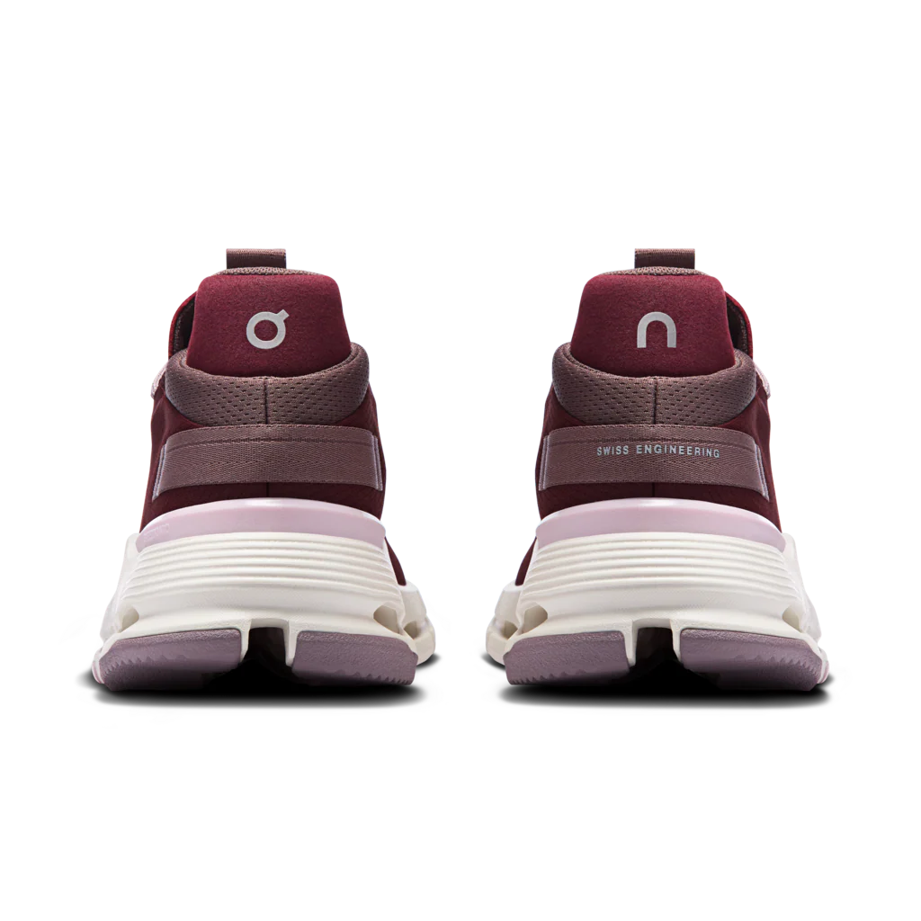 On "Cloudnova 2" Womens - Maroon / Peony - Image 4