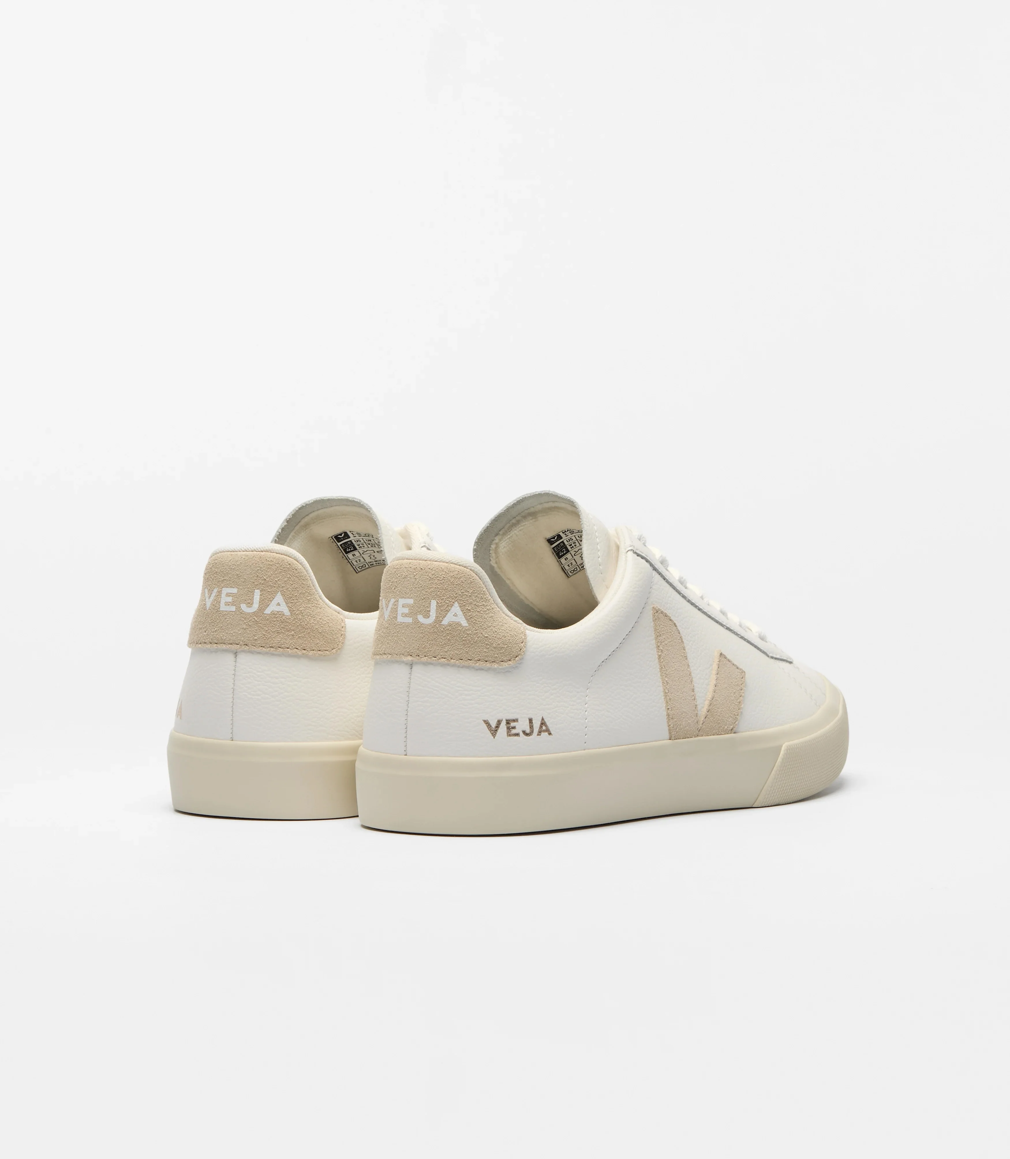 Veja "Campo Leather" Womens - Extra White Almond - Image 3