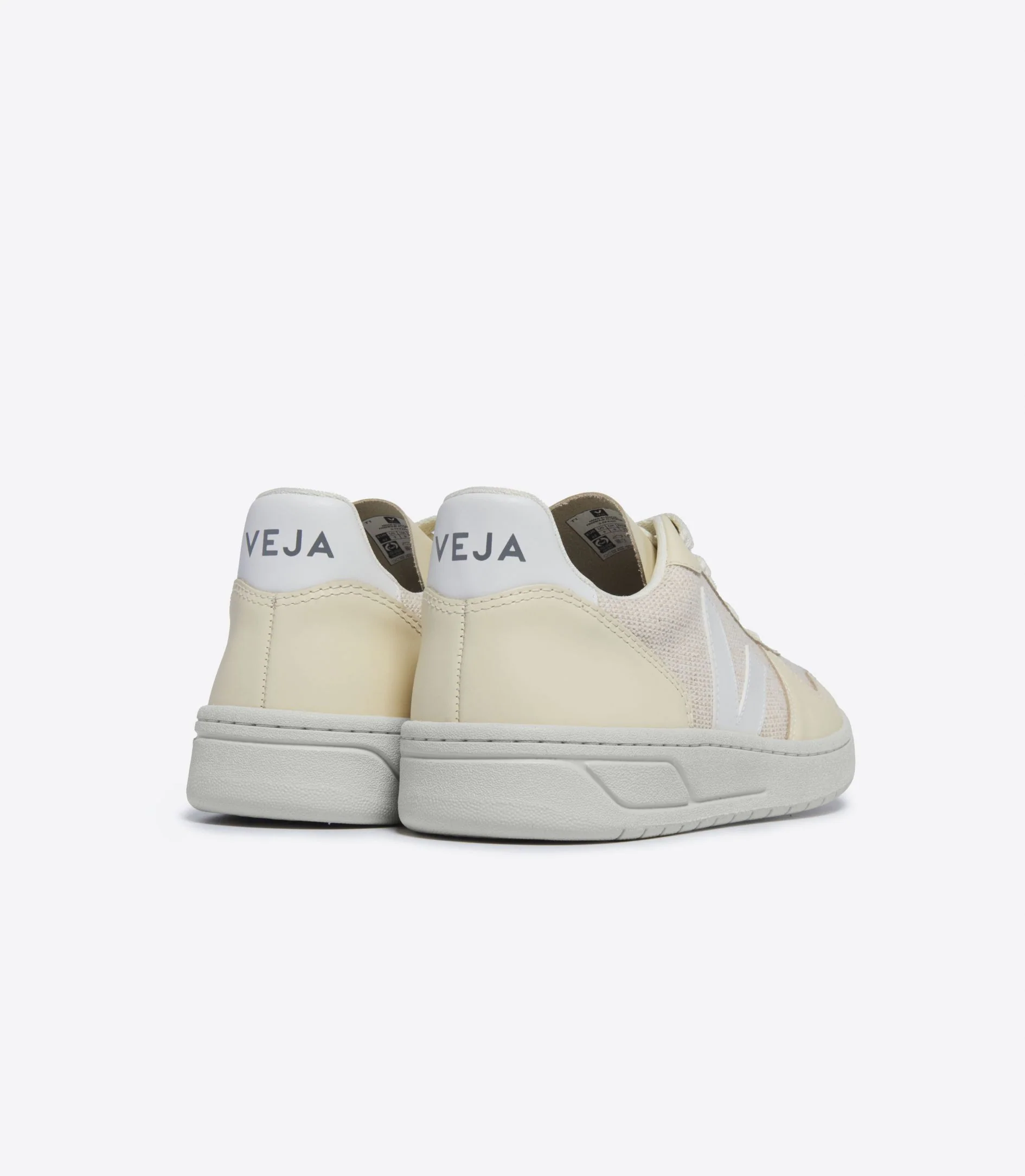 Veja "V-10 J-Mesh" W - Jute / White / Multicolor - Image 3